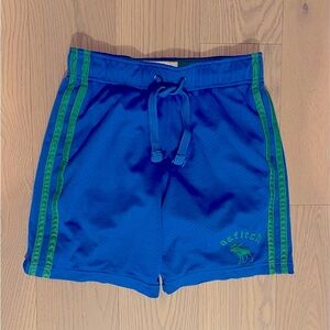 Abercrombie & Fitch Boy’s Blue and Green Athletic Shorts